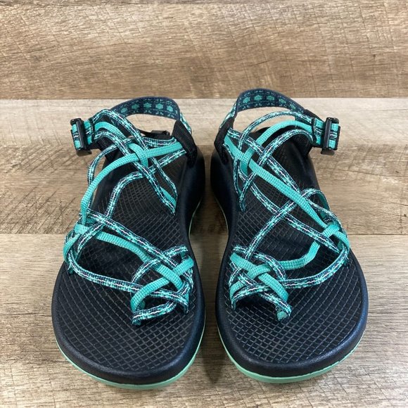 Chaco ZX/3 Classic Sandals Womens Sz 6 Light Teal Green Blue Water Hiking Shoes - Picture 2 of 8